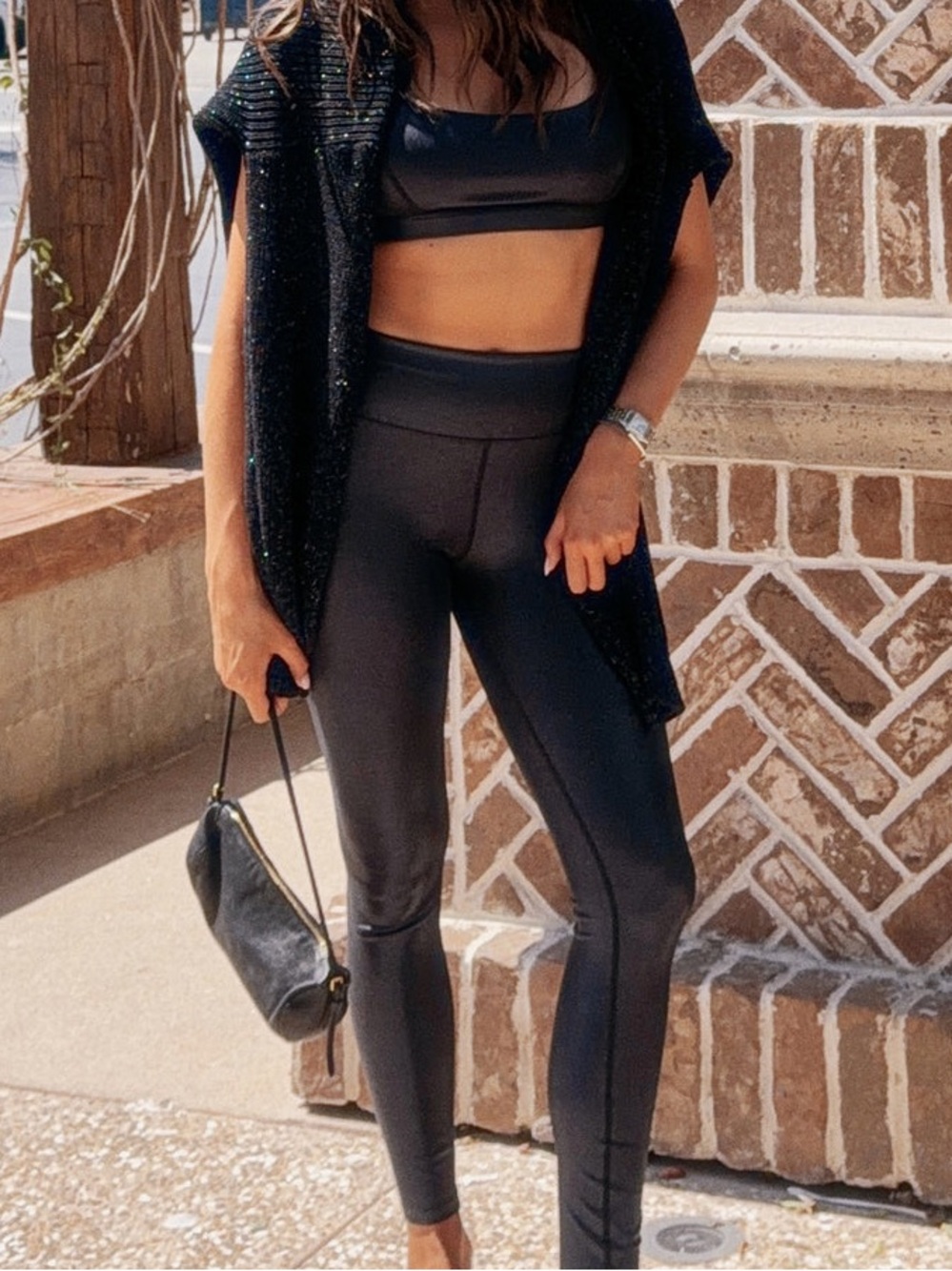 Beach Riot moonshine Black High-Waist Leggings